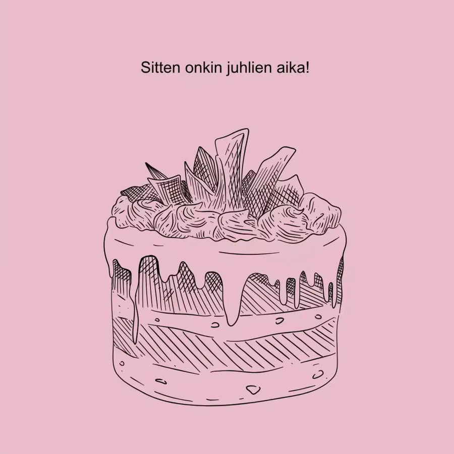 Digitaalinen kutsukortti rippijuhliin tulppaanit Decopaja tulppaanireuna