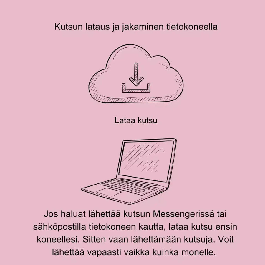 Digitaalinen kutsukortti rippijuhliin viljapelto Decopaja