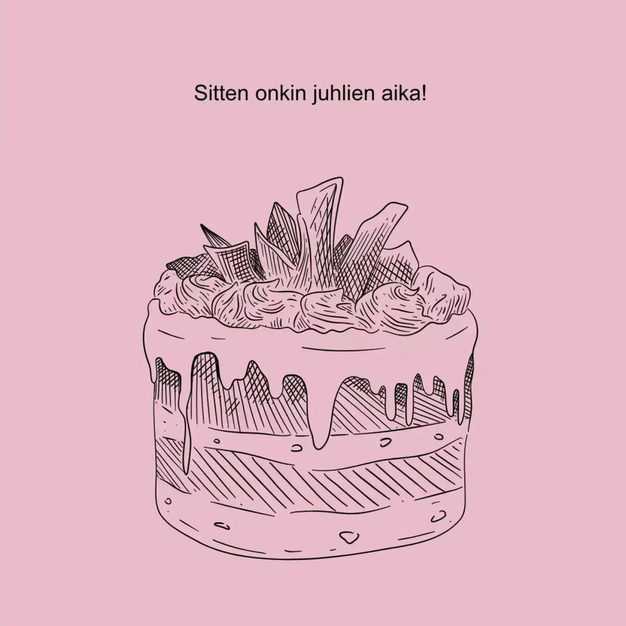 Digitaalinen ristiäiskutsu beige tausta Decopaja