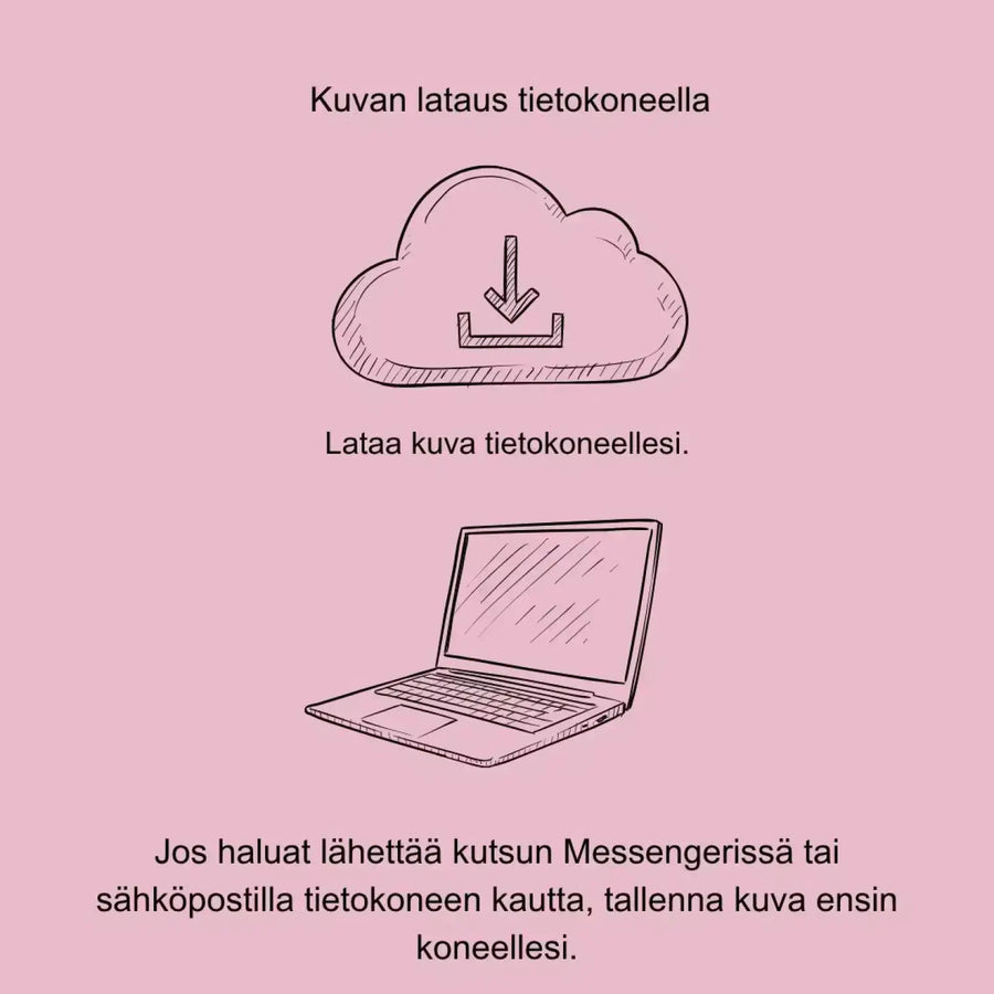 Digitaalinen ylioppilaskutsu hempeä niittykukka Decopaja