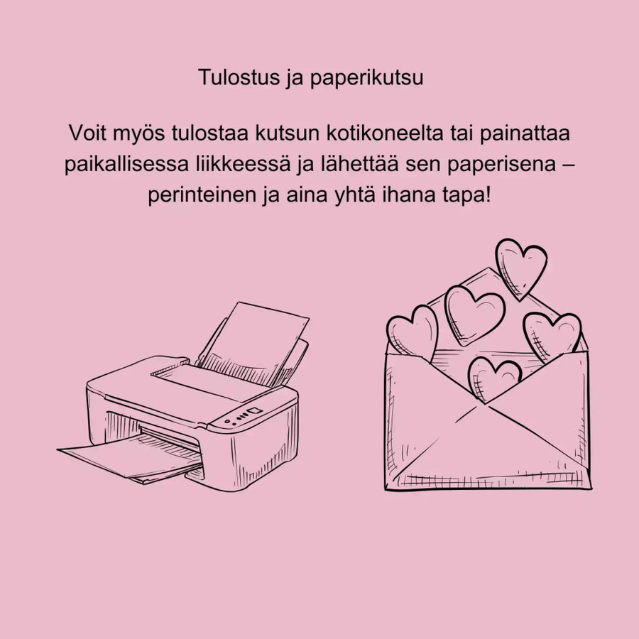 Digitaalinen ylioppilaskutsu hopeinen lyyra Decopaja