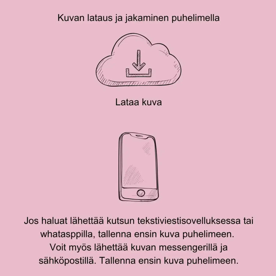 Digitaalinen ylioppilaskutsu lyyra ja rusetti Decopaja