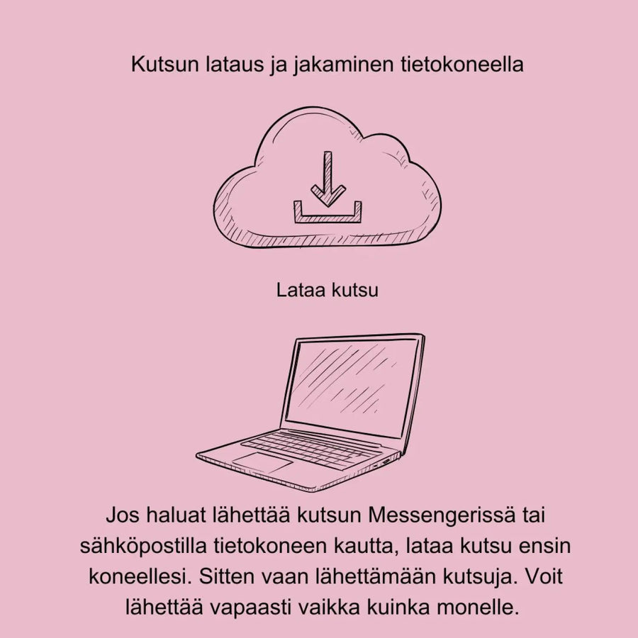 Digitaalinen ylioppilaskutsu omalla kuvalla ylioppilaslakki Decopaja