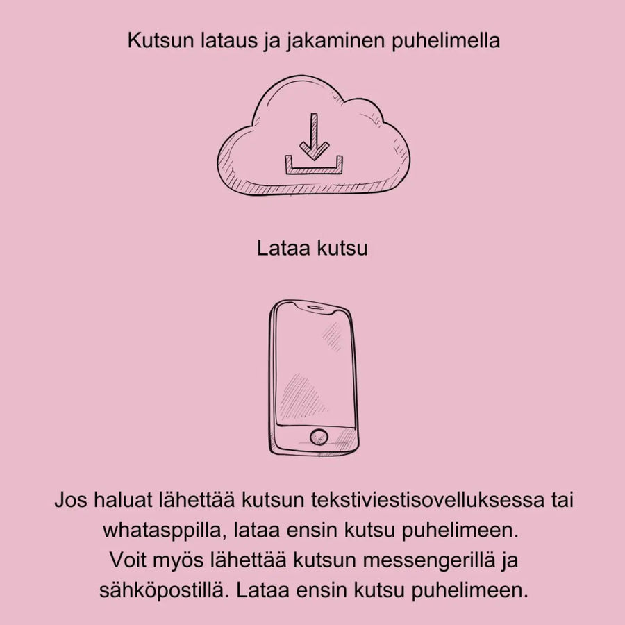 Digitaalinen ylioppilaskutsu omalla kuvalla ylioppilaslakki Decopaja