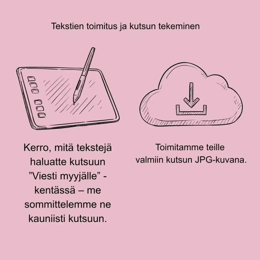 Digitaalinen ylioppilaskutsu ruusuja Decopaja