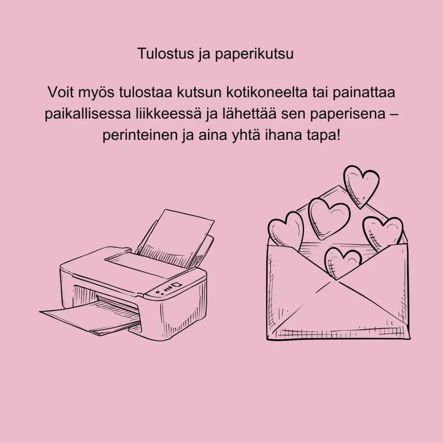 Digitaalinen ylioppilaskutsu ruusuja Decopaja