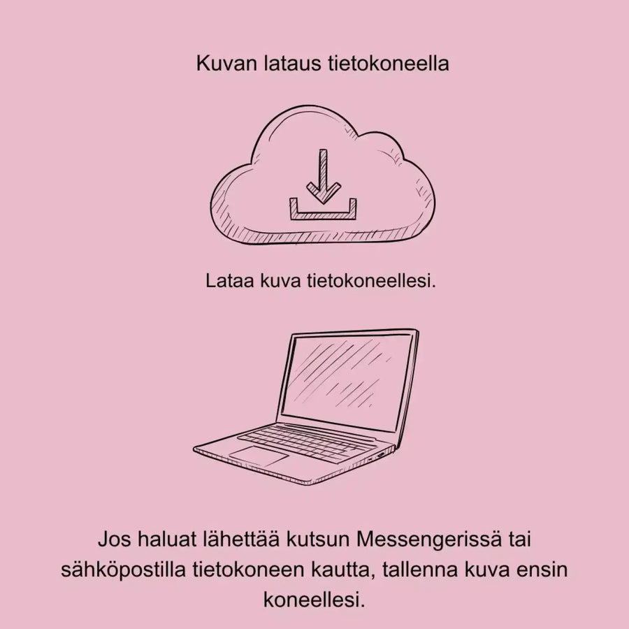 Digitaalinen ylioppilaskutsu sininen tausta Decopaja