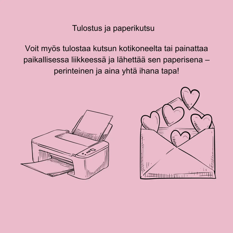 Digitaalinen ylioppilaskutsu ylioppilaslakki ja lyyra Decopaja