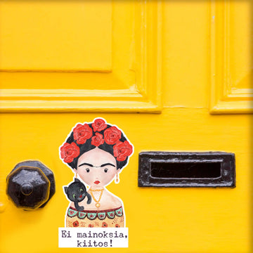 EI MAINOKSIA KIITOS! -TARRA FRIDA KAHLON JA KISSAN KUVALLA Decopaja