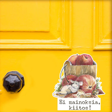 EI MAINOKSIA KIITOS! -TARRA HIIREN JA OMENIEN KUVALLA 🐭 🍏 Decopaja