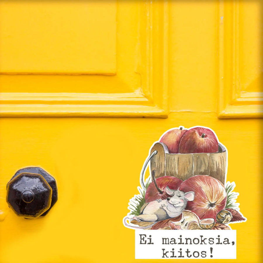 EI MAINOKSIA KIITOS! -TARRA HIIREN JA OMENIEN KUVALLA 🐭 🍏 Decopaja