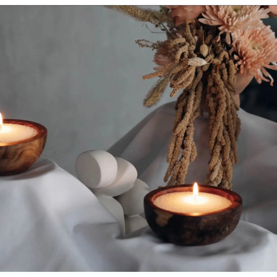 EKOLOGINEN HAJUSTAMATON KYNTTILÄHIEKKA/KYNTTILÄPUUTERI Decopaja