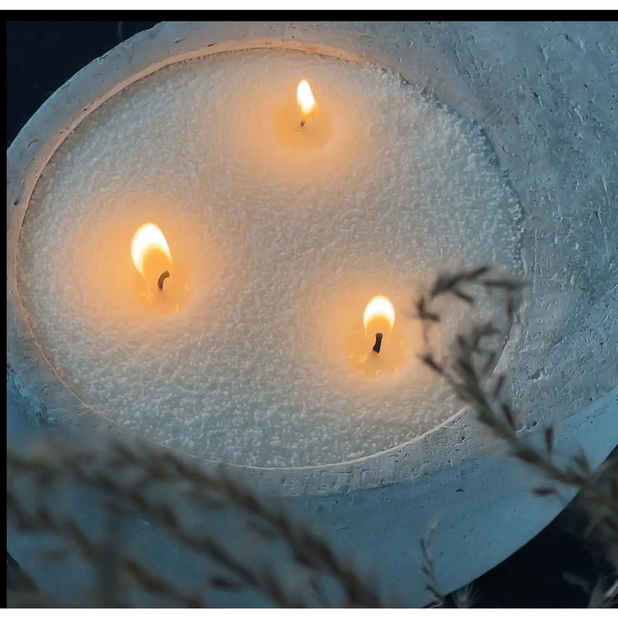 EKOLOGINEN HAJUSTAMATON KYNTTILÄHIEKKA/KYNTTILÄPUUTERI Decopaja