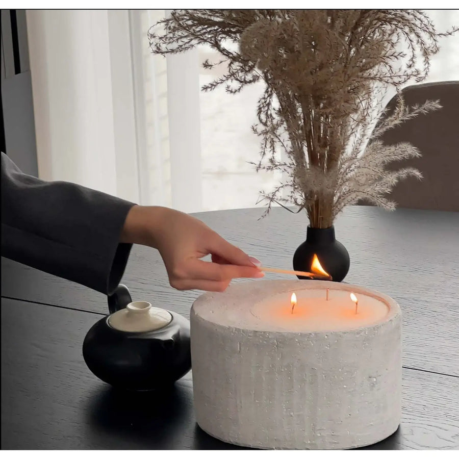 EKOLOGINEN HAJUSTAMATON KYNTTILÄHIEKKA/KYNTTILÄPUUTERI Decopaja