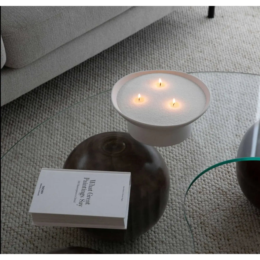 EKOLOGINEN HAJUSTAMATON KYNTTILÄHIEKKA/KYNTTILÄPUUTERI Decopaja