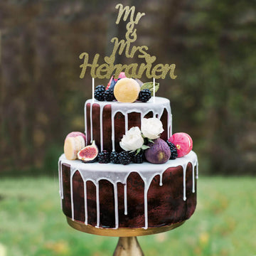 HÄÄKAKKUKORISTE MR & MRS + SUKUNIMI KOLMIRIVINEN ♥ 🌈 FONTTI 3 Decopaja MRS
