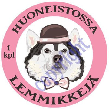 HUONEISTOSSA LEMMIKKEJÄ TARRA - MALAMUUTIN KUVALLA Decopaja - decopaja.fi