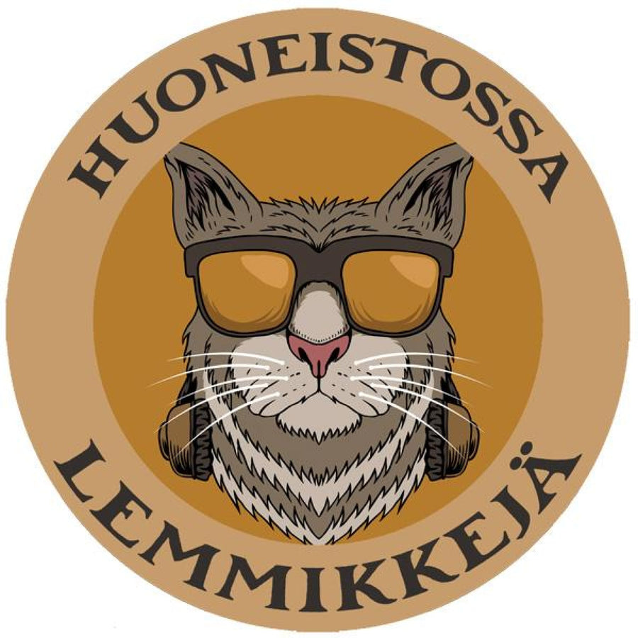 HUONEISTOSSA LEMMIKKEJÄ tarra - norjalainen metsäkissa Decopaja - Decopaja.fi