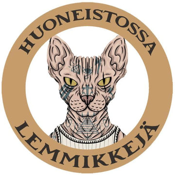 HUONEISTOSSA LEMMIKKEJÄ TARRA - tatuoidun Sfinxin kuvalla Decopaja