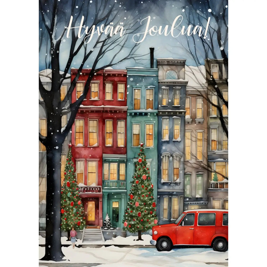 Hyvää joulua joulukortti Decopaja Joulukortti kotimainen