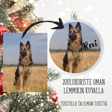 Joulukoriste oman lemmikin kuvalla Decopaja Decopaja.fi