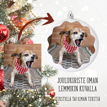 Joulukoriste oman lemmikin kuvalla kehys Decopaja Decopaja.fi
