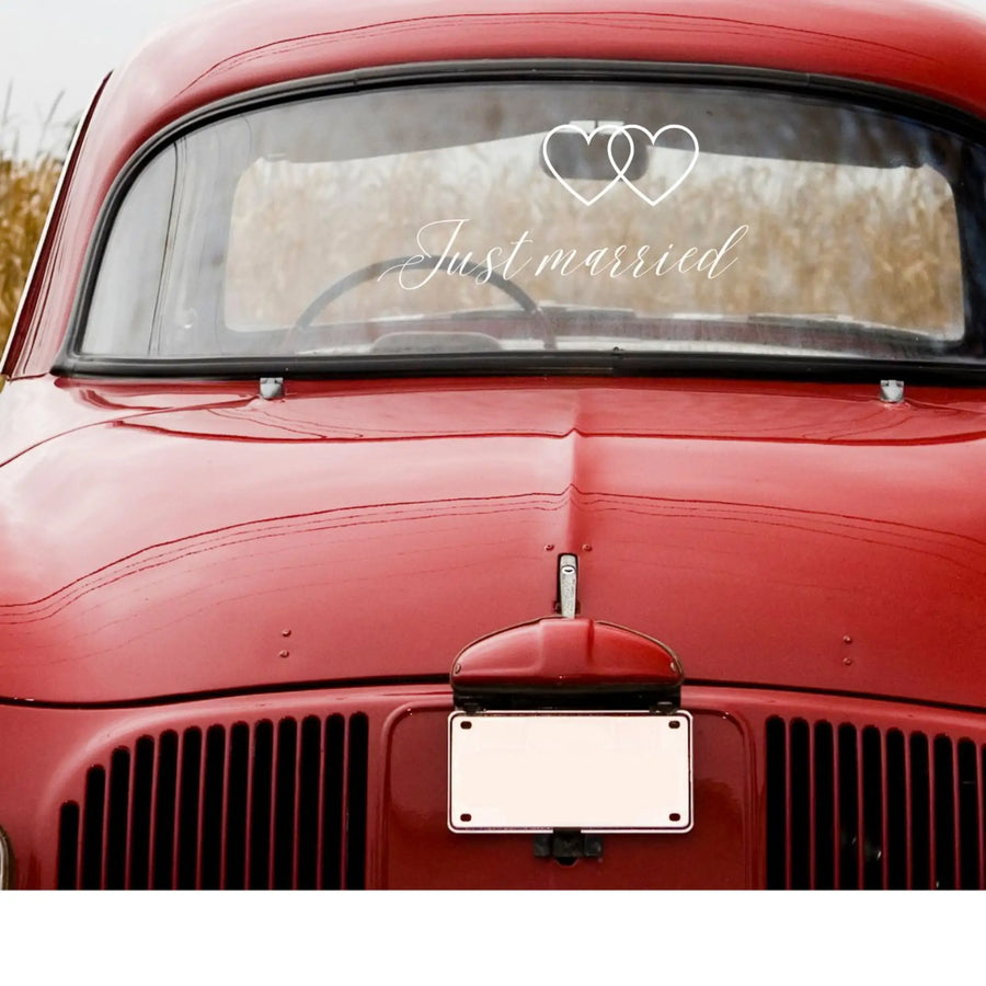 ’Just married’ tarra hääautoon Decopaja Decopaja.fi
