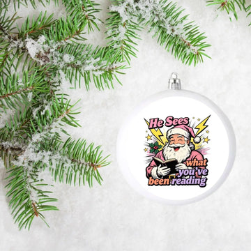 K-18 Joulukoriste – Santa see your reading Decopaja omalla nimellä pupu punainen Decopaja.fi