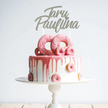 KAKKUKORISTE RISTIÄISIIN SYNTYMÄPÄIVILLE 2 RIVIÄ FONTTI 9 Decopaja