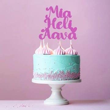KAKKUKORISTE RISTIÄISIIN SYNTYMÄPÄIVILLE 3 RIVIÄ FONTTI 1 Decopaja