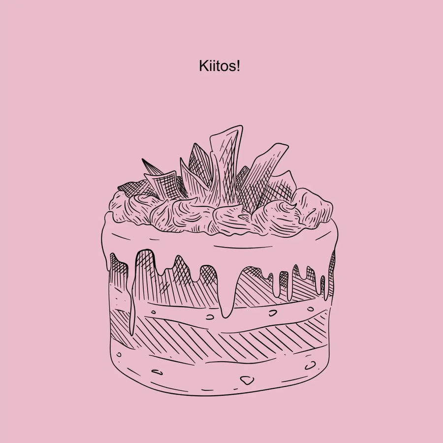 Kiitoskortti häät valokuvasta pystymalli Decopaja Kiitoskortit häiden kiitoskortit