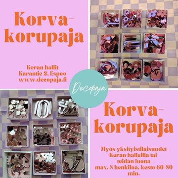 KORVAKORUPAJA SU 16.2. KLO 14-16 Decopaja Decopaja.fi