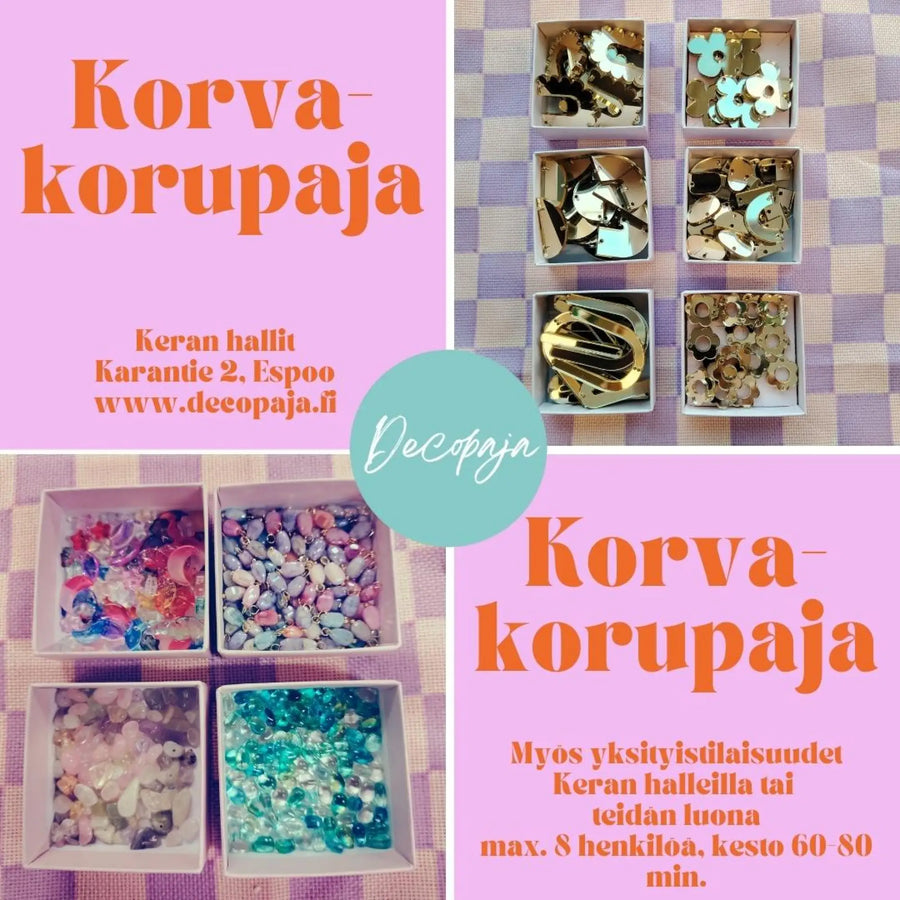 KORVAKORUPAJA SU 13.4. KLO 14-16 Decopaja Decopaja.fi