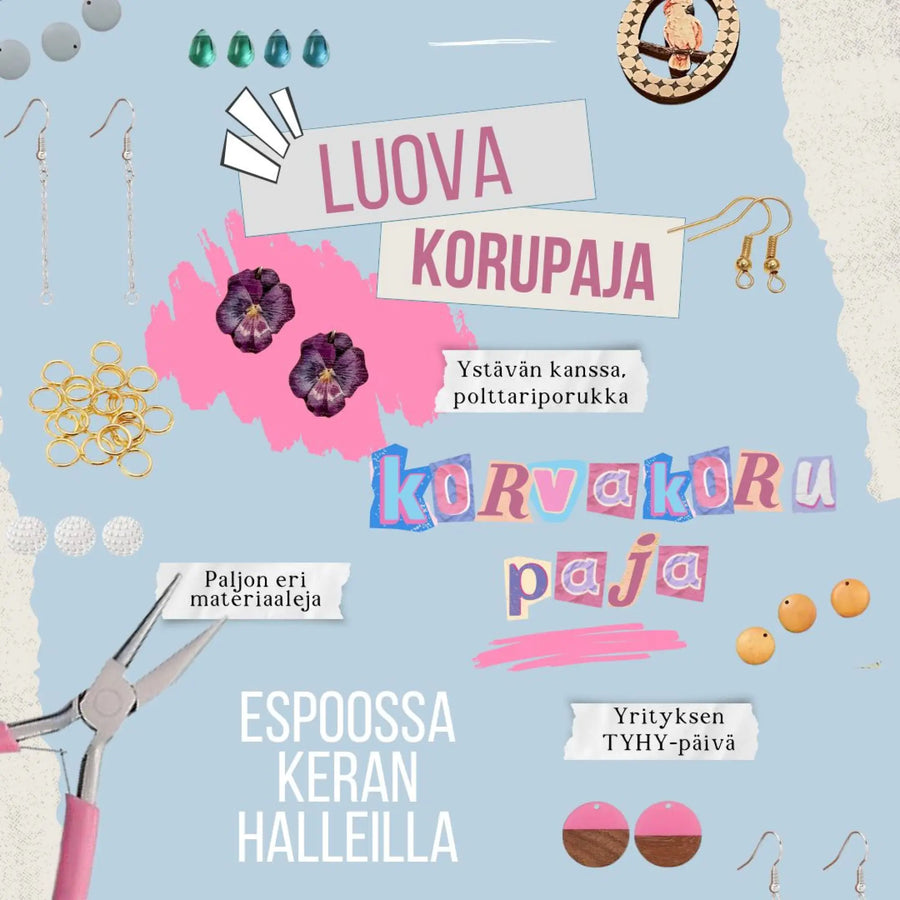 KORVAKORUPAJA SU 13.4. KLO 14-16 Decopaja Decopaja.fi