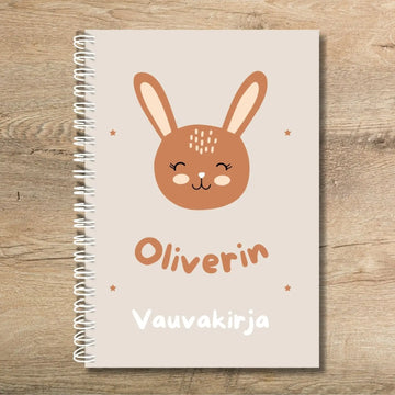 Täytettävä vauvakirja söpö pupu Decopaja Decopaja.fi