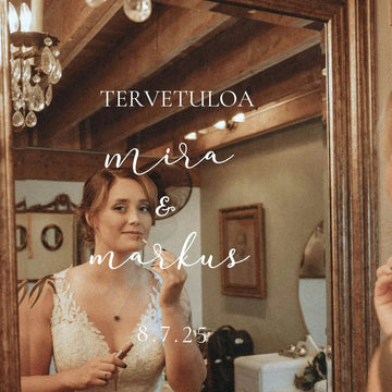 Tervetuloa häihin tarra fontti 2 Decopaja Decopaja.fi