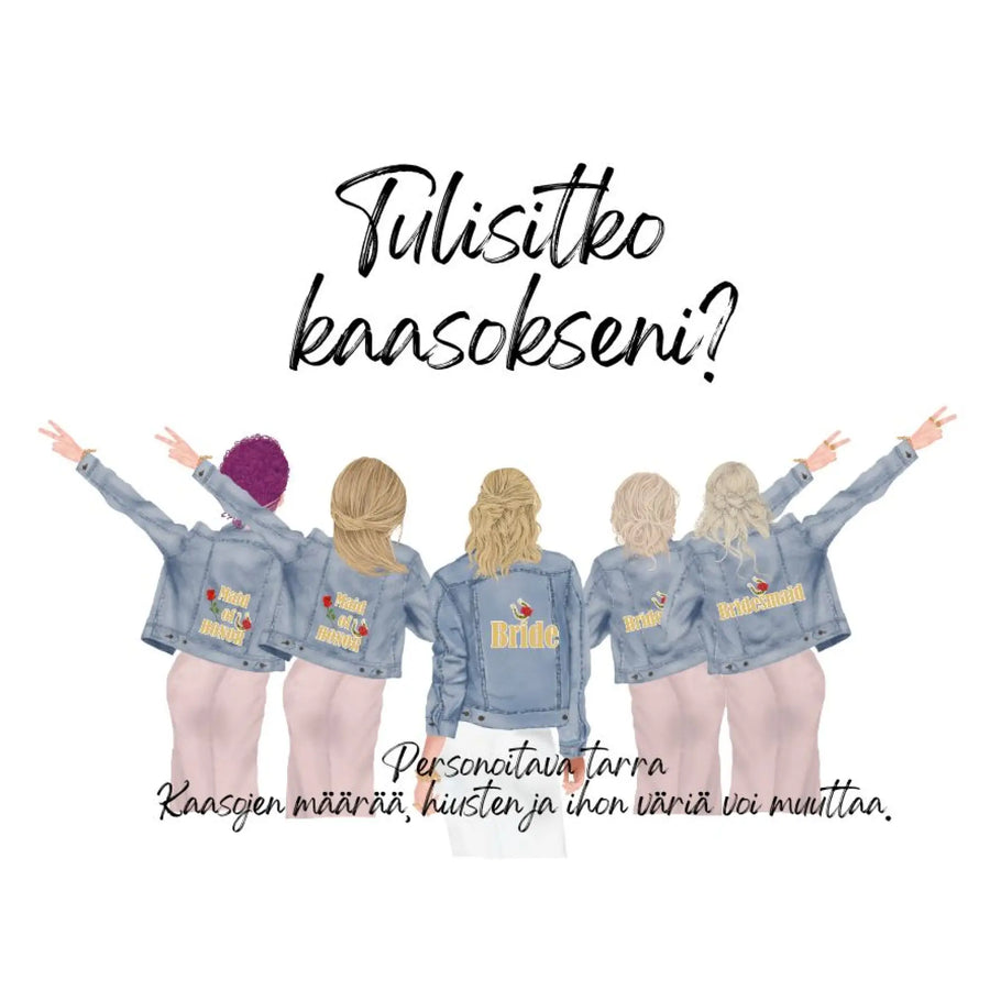 ’Tulisitko kaasokseni?’ -PERSONOITAVA TARRA FARKKUTAKKI Decopaja Decopaja.fi