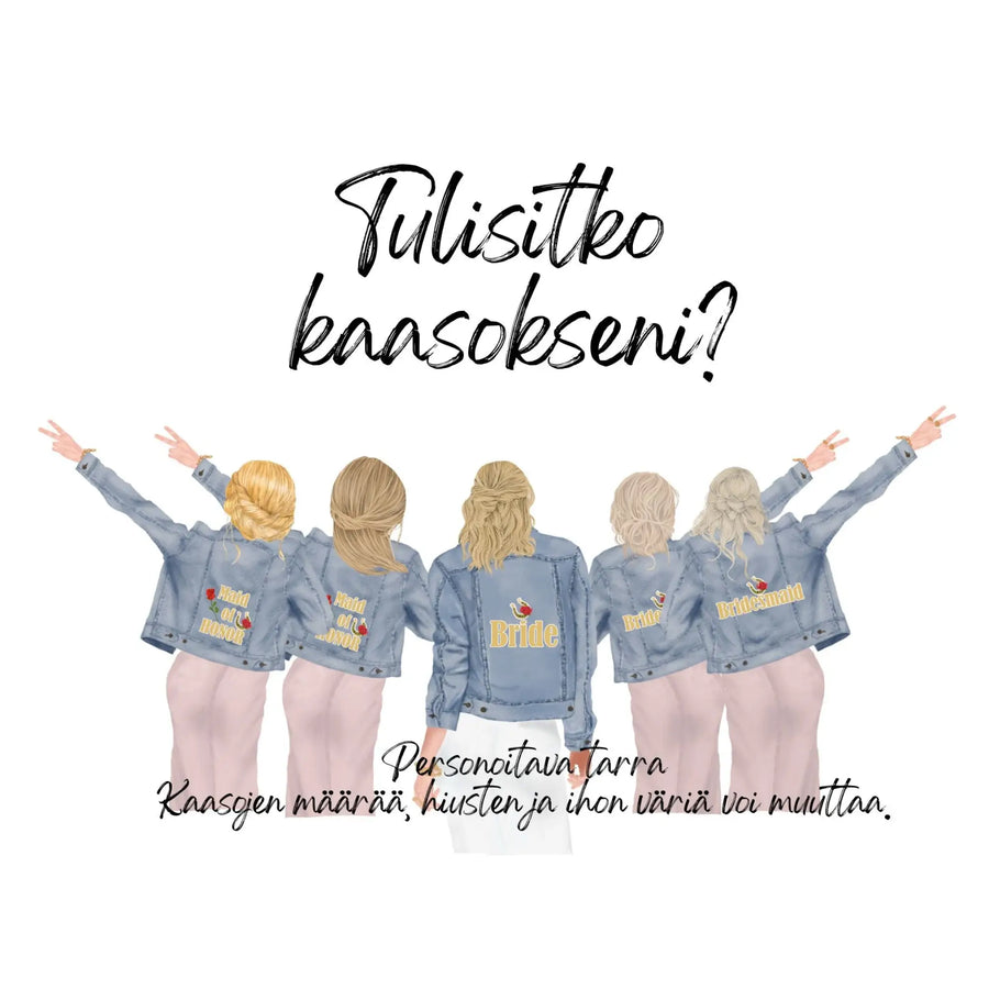 ’Tulisitko kaasokseni?’ -PERSONOITAVA TARRA FARKKUTAKKI Decopaja Decopaja.fi
