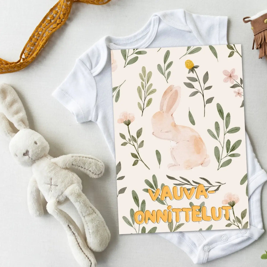 Vauvaonnittelu -kortti Decopaja kortti 👶💖 Decopaja.fi