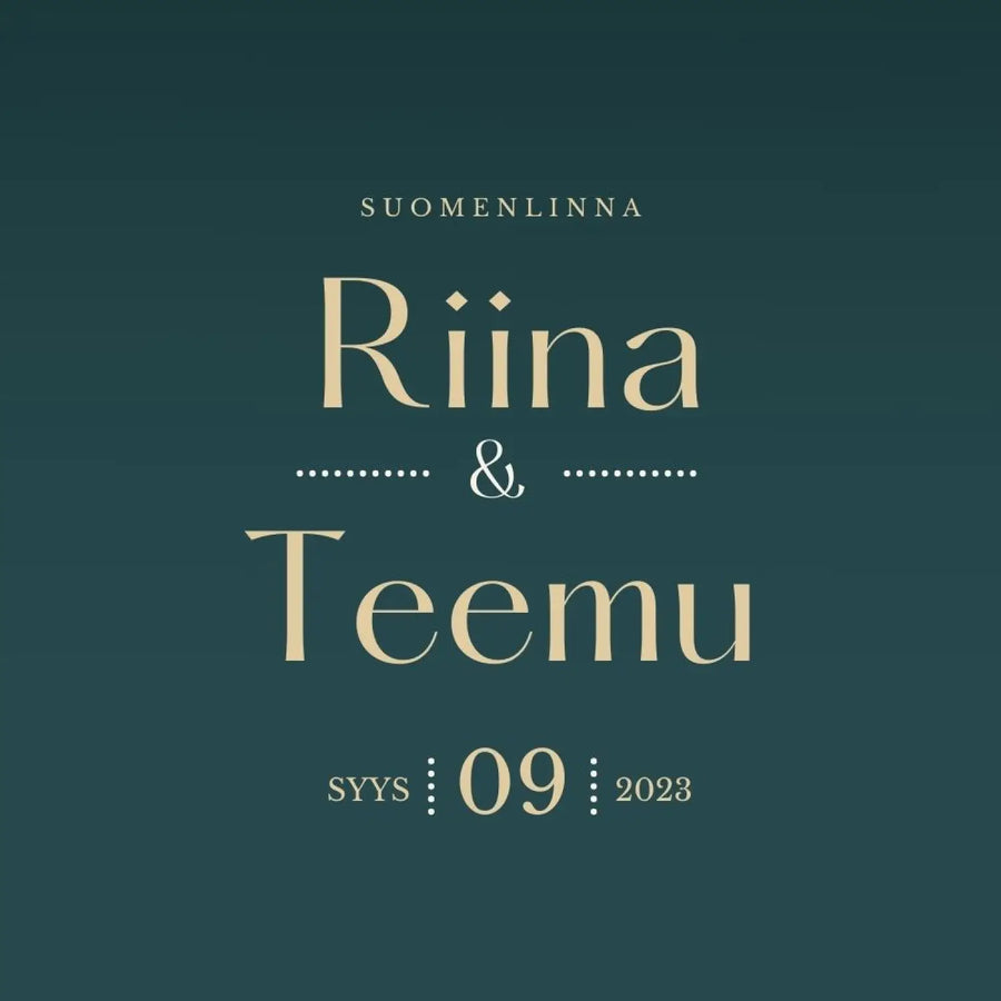 Vieraskirja häihin tummanvihreä Decopaja