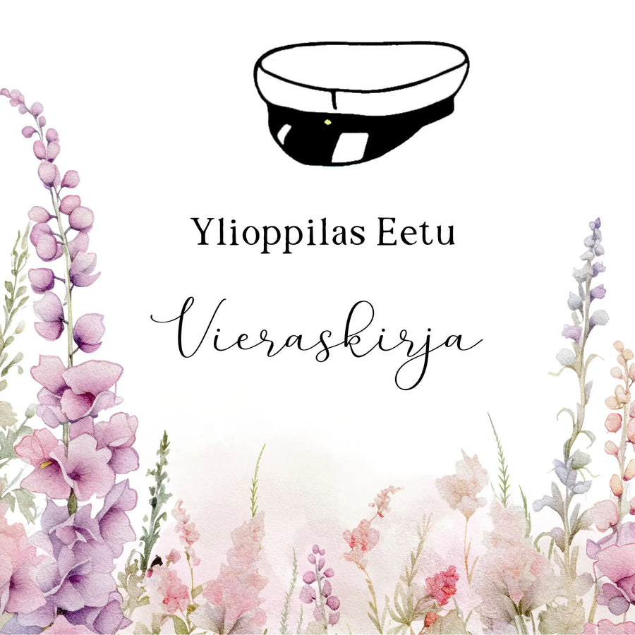 VIERASKIRJA YLIOPPILASJUHLIIN LIILOJA KUKKIA Decopaja