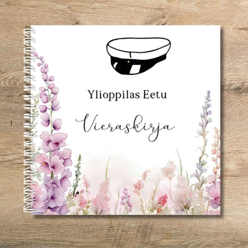 VIERASKIRJA YLIOPPILASJUHLIIN LIILOJA KUKKIA Decopaja
